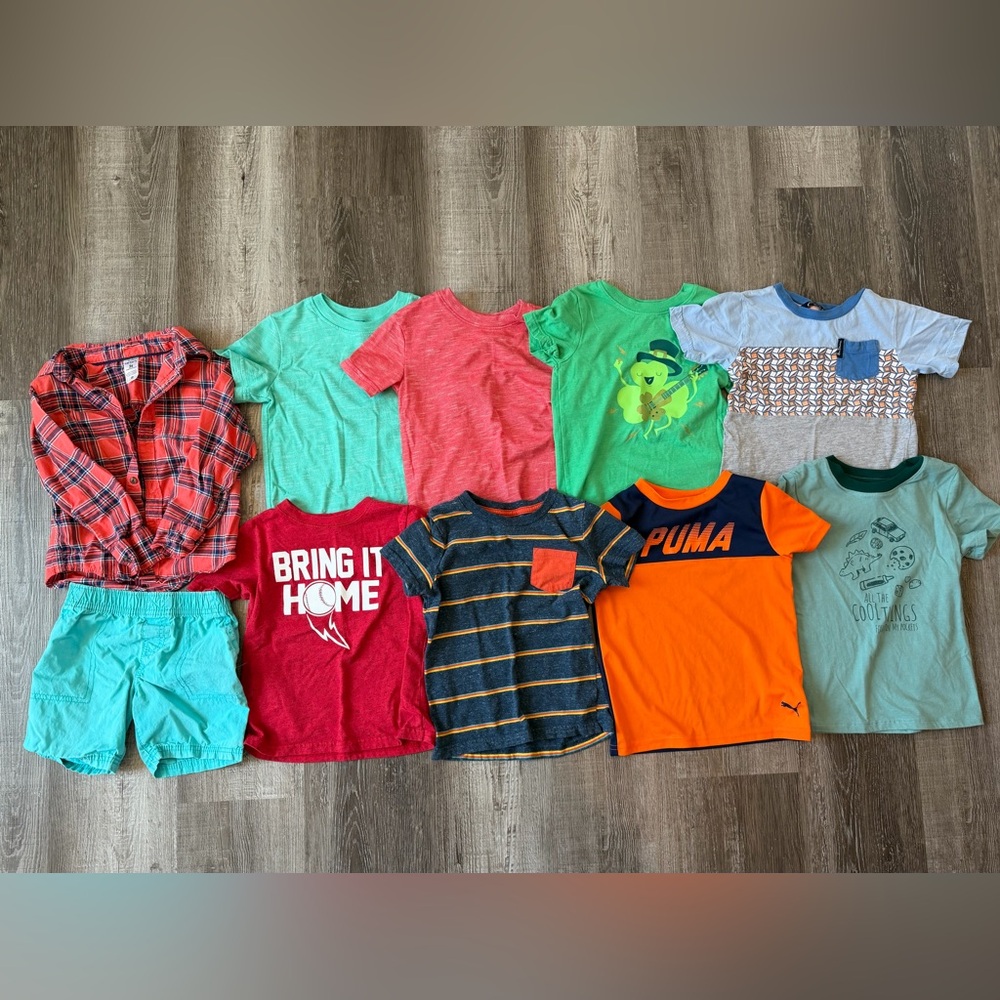 Toddler Boy 3T Clothing lot- Cat & Jack, Jumping Beans, Carter’s, Puma